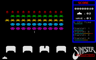 Large screenshot of Space Invaders