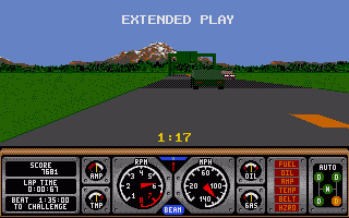 Large screenshot of Hard Drivin'