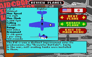 In the plane review section you can get detailed info on every aircraft!