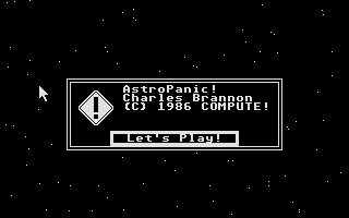 Large screenshot of AstroPanic!