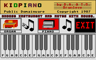 Screenshot of Kidpiano