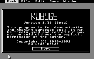 Large screenshot of Robugs