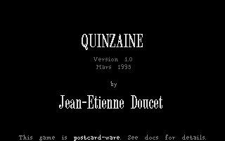 Large screenshot of Quinzaine
