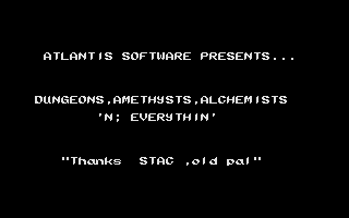 Screenshot of Dungeons, Amethysts, Alchemists, 'N' Everythin'