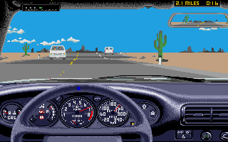 Large screenshot of Test Drive II - The Duel