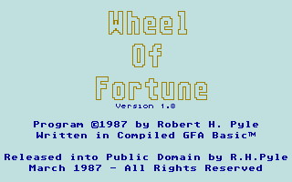 Large screenshot of Wheel of Fortune