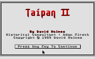 Thumbnail of other screenshot of Taipan II