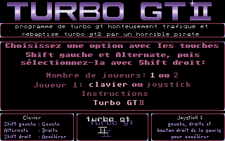 Large screenshot of Turbo GT II