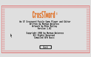 Large screenshot of CrosSTword