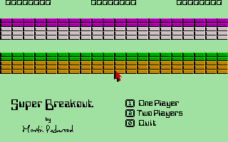 Screenshot of Super Breakout