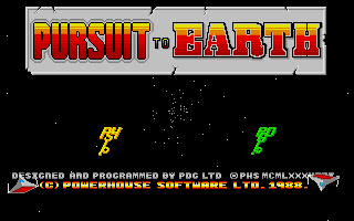 Large screenshot of Pursuit to Earth, The