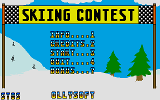 Large screenshot of Harris goes Skiing