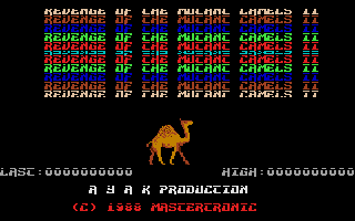 Screenshot of Revenge of the Mutant Camels II