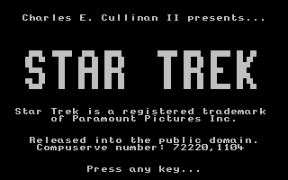 Large screenshot of Star Trek
