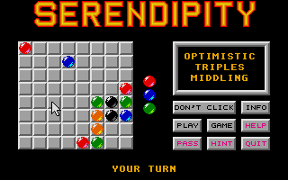 Screenshot of Serendipity