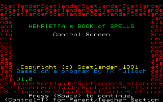 Screenshot of Henriettas Book of Spells