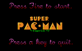 Large screenshot of Super Pac Man