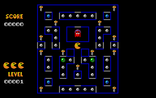 Screenshot of Super Pac Man