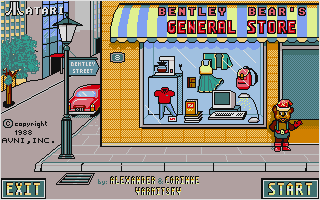 Screenshot of Bentley Bear's General Store