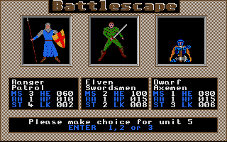 Screenshot of Battle Scape