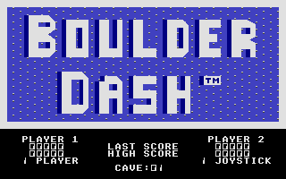 Large screenshot of Boulder Dash