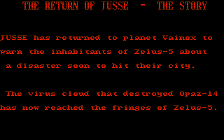 Large screenshot of Return of Jusse, The - The Story
