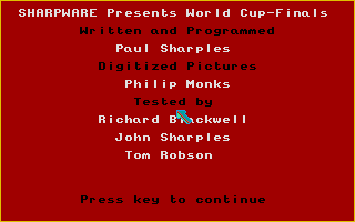 Large screenshot of World Cup - Finals