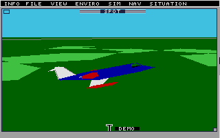 Screenshot of Flight Simulator 2 - Scenery Disk 11 - Detroit