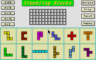 Screenshot of Stumbling Blocks