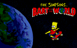 Large screenshot of Simpsons - Bart Vs The World, The