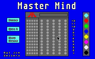 Screenshot of Master Mind