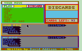 Screenshot of Milegame