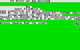 Thumbnail of other screenshot of To Kill or be Killed