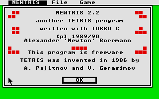 Screenshot of Newtris