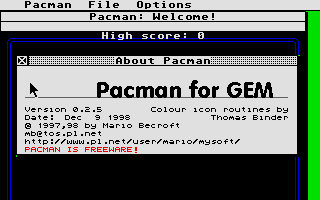 Large screenshot of Pacman For Gem