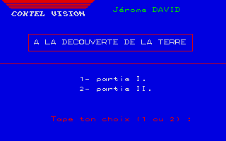 Large screenshot of À La Découverte De La Terre