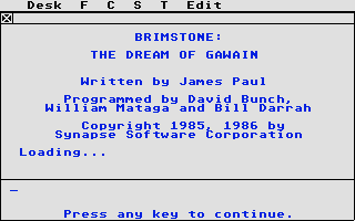 Thumbnail of other screenshot of Brimstone - The Dream Of Gawain
