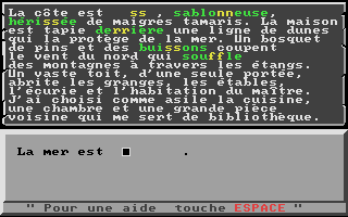 Screenshot of Bases de l'Orthographe, Les - La Dictee CM1-CM2