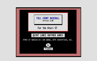 Screenshot of Full Count Baseball