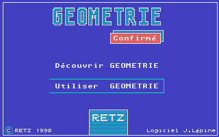 Large screenshot of Geométrie Confirmé 4e/3e