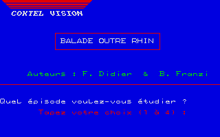 Large screenshot of Balade Outre Rhin