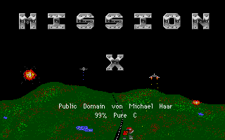 Large screenshot of Mission X