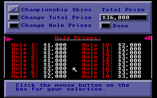 Screenshot of Jack Nicklaus - The Major Championship Courses Of 1991