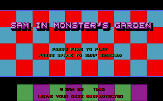 Large screenshot of Sam In Monster's Garden