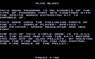 Large screenshot of Slug Blast