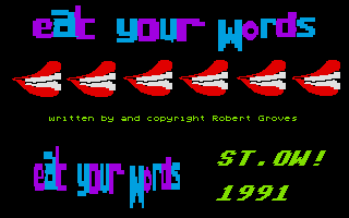 Large screenshot of Eat your Words