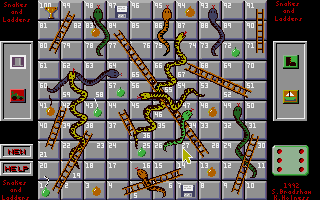 Large screenshot of Snakes And Ladders