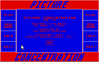 Large screenshot of Picture Concentration