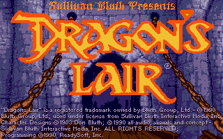 Screenshot of Dragon's Lair