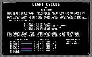 Large screenshot of Light Cycles